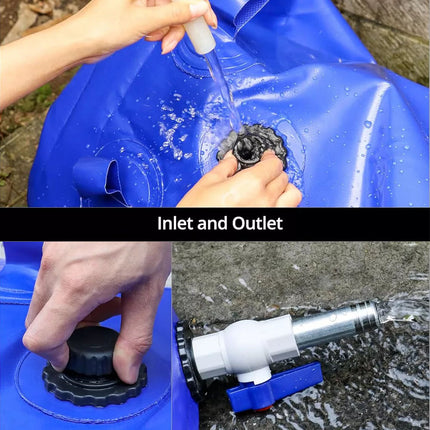 110L/29Gal Camping Water Bladder Foldable Water Storage Tank Fishing Boating