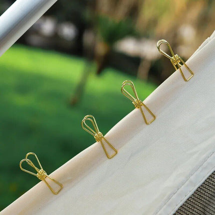 40Pcs String Fairy Light Clothes Pegs Blanket Fixed Camping Outdoor Clips