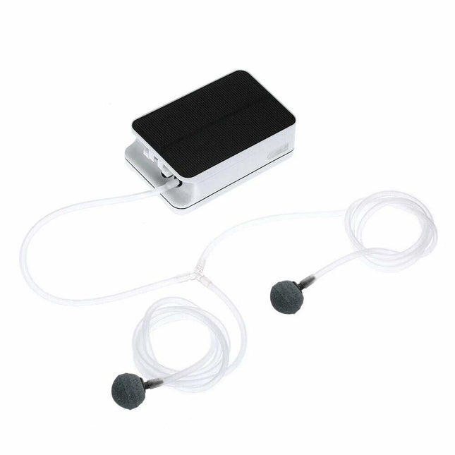 Day/Night Pond Oxygenator Solar Air Pump Water Tank Oxygen Aerator Pool Aquarium