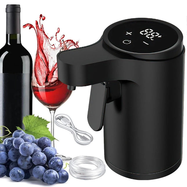 Automatic Electric Whiskey Wine Decanter Aerator Dispenser Pourer Pump 4 Speed