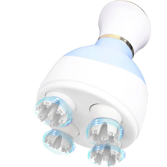 Electric portable Cordless Hair Scalp Massager with Kneading Massage Nodes