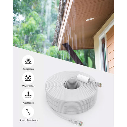 30m 100ft Network Cable RJ45 High Speed Ethernet LAN for poe Security Camera