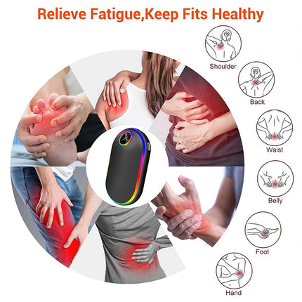 Hand Warmers Rechargeable 10000mAh Electric Pocket Handwarmer with 3 Heat Levels Black