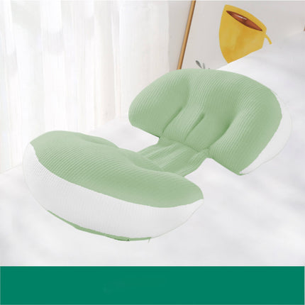 Made 2023 Nursing Pillow Support Pregnancy Pillows Feeding Baby Sleeping White & Green
