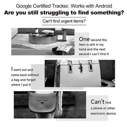 Tracking Card-2025 Upgrade Slimmest Smartcard Wallet Tracker Card Works with iOS