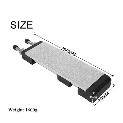 Knife Sharpener Sharpening Stone Dual Side Whetstone Steel Kitchen Tool Diamond