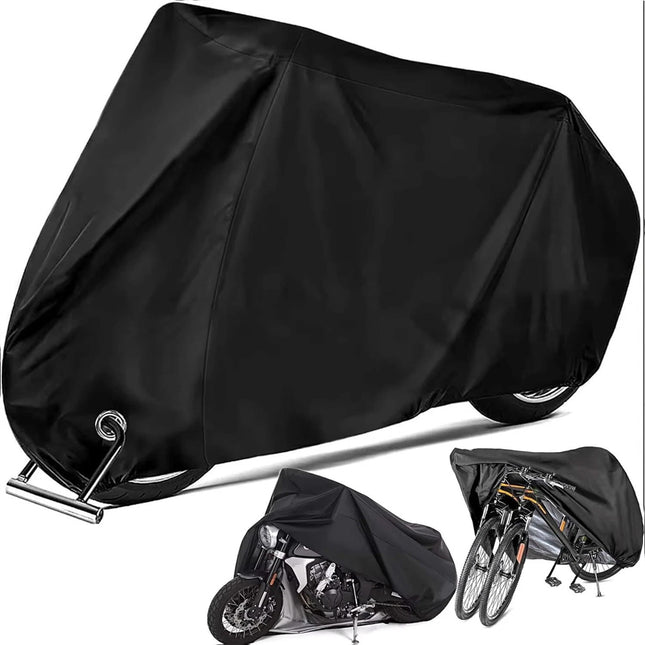 210T Polyester Bike Cover Outdoor Waterproof Dustproof Bicycle Protective Cover with UV Protection