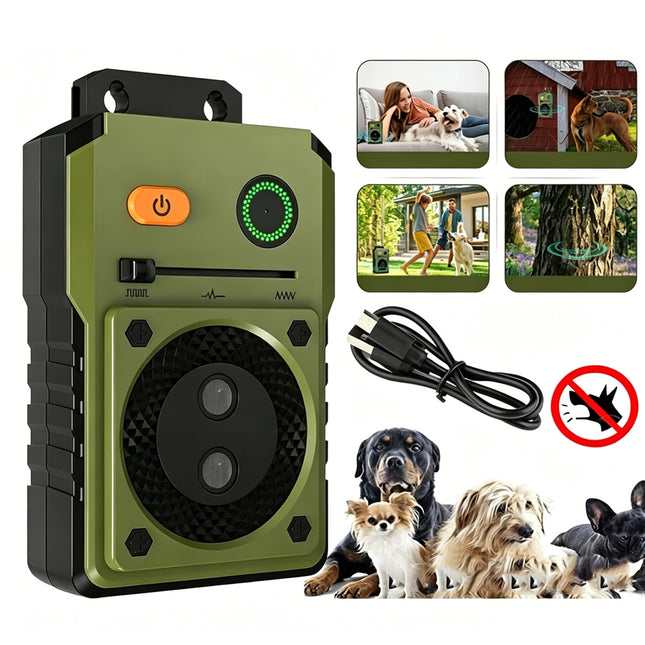 Outdoor Anti Bark Device Ultrasonic Dog Barking Control Stop Repeller Trainer