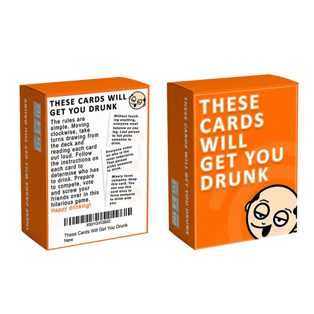 These Cards Will Get You Drunk - Fun Adult Drinking Game For Parties Base Pack