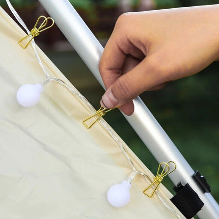 40Pcs String Fairy Light Clothes Pegs Blanket Fixed Camping Outdoor Clips