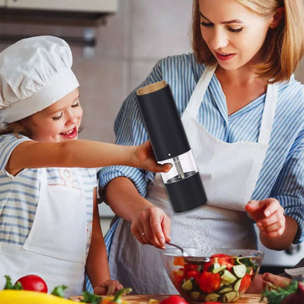 Single Pack Powerful Electric Salt Pepper Grinder Mill Shakers
