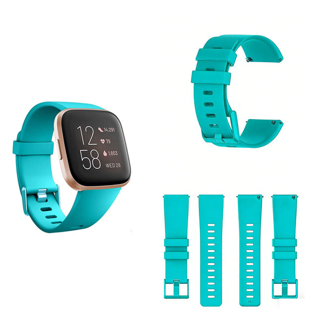 Teal Fitbit Versa 2 Watch Repacement Silicone Sport Fitness Band Strap Wristband Lite