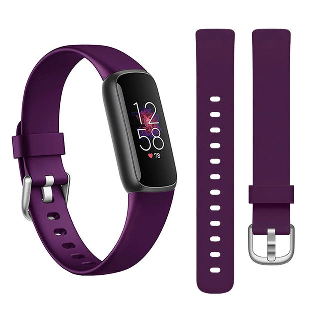 Fitbit Luxe Silicone Replacement Watch Band Wristband Purple
