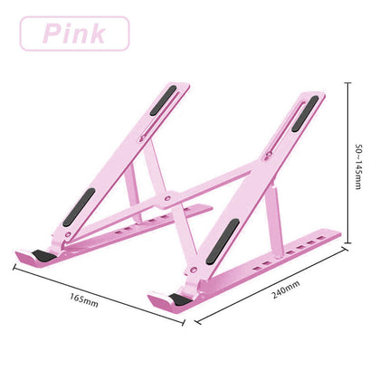 Ergonomic Portable Adjustable Laptop Stand Foldable Desktop Tripod Tray Holder