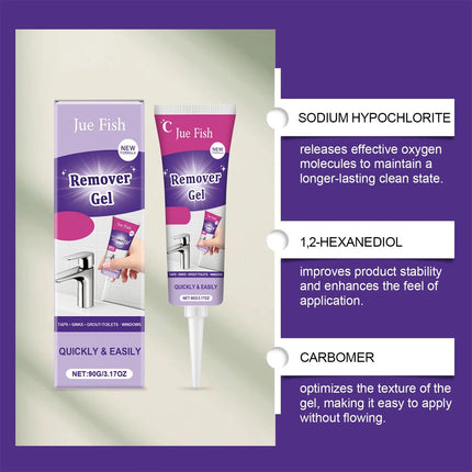 3PCS Household Mould Mold Mildew Stain Remover Gel Tube For Bulk Wall Floor Tile Gap