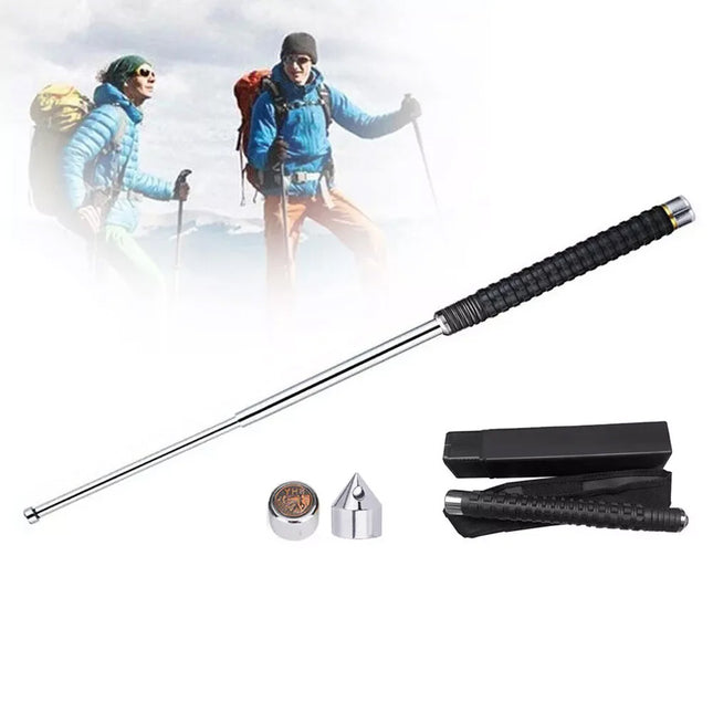 26-Inch Adjustable Walking Pole Portable Outdoor Hiking Accessory