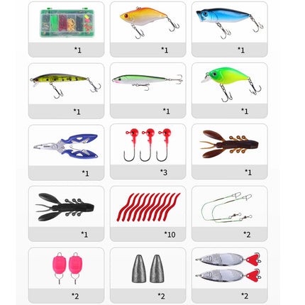 Fishing Christmas Advent Calendar Countdown Fish Tackle Set Fishing Lure Gift