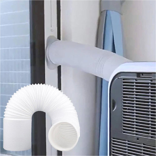 1.5M Flexible Exhaust Hose Tube Pipe For Portable Air Conditioner Vent Duct 15cm