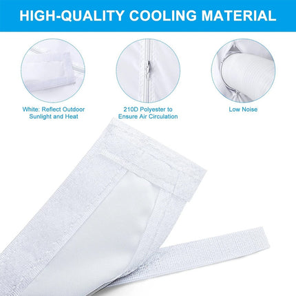 4M Hot Air Stop Waterproof Outlet Window Seal Kit For Mobile Air Conditioners