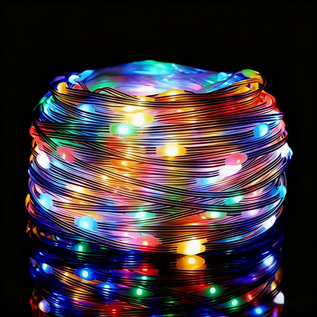 100LED/10m Christmas String Lights Waterproof LED Garden Multicolor Colourful