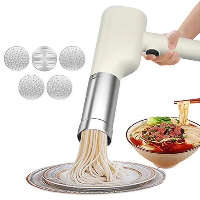 Electric Pasta Machine Noodle Maker Automatic Spaghetti Roller Handheld