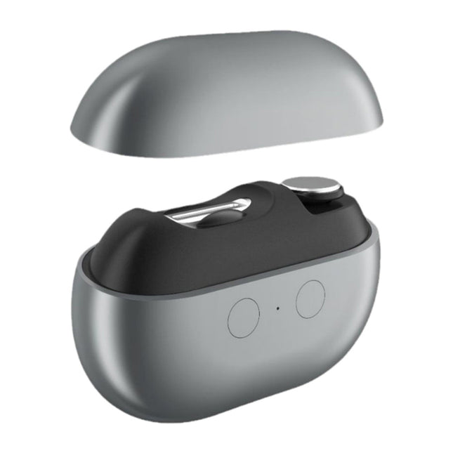 Easyclip Smart Nail Clipper, 3In1 Multi-Functional Electric LED Toenail Clipper Grey