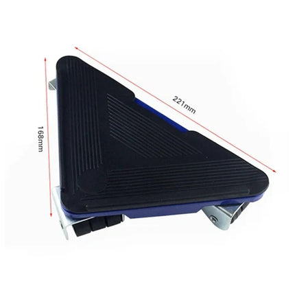 5X Heavy Metal Furniture Lifter Mover 360° Rotation Wheels Moving Kit Slider Pad