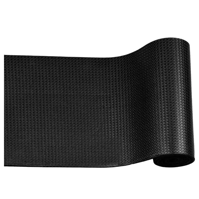 45x150cm Non Slip Liner Heavy Duty Drawer Kitchen Cupboard Shelf Grip Mat   (2 rolls x Black)