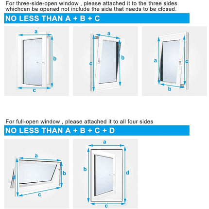 4M Hot Air Stop Waterproof Outlet Window Seal Kit For Mobile Air Conditioners