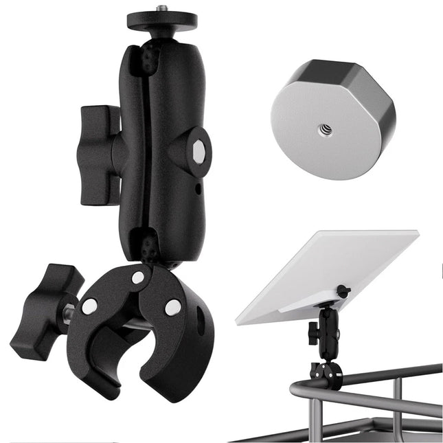 Portable Mount Adjustable RV Pole Clamp Holder Bracket for Starlink Mini Dish