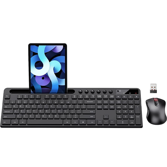 Wireless keyboard and mouse combo set for office use