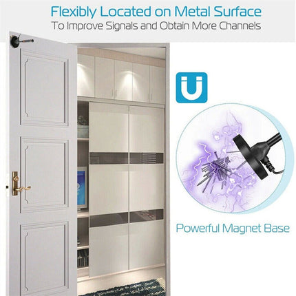 5600 Miles Digital TV Antenna HDTV Amplified 4K 1080P Waterproof Indoor