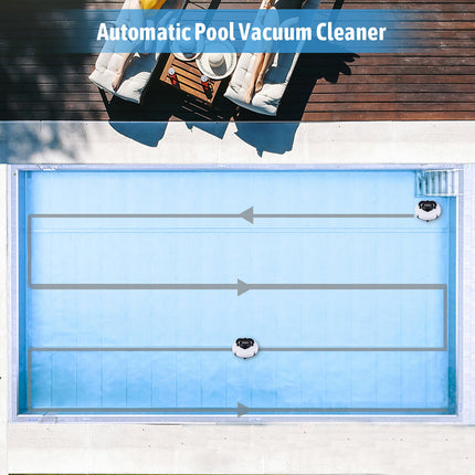 Swimming Robotic Pool Cleaner Wireless Smart Pool Cleaning Robot Vacuum Cleaner Ground Water