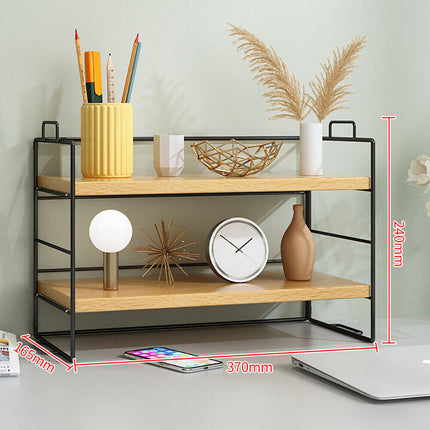 Stackable Desktop Storage Rack Shelf Desk Bookshelf Organizer Table Shelving