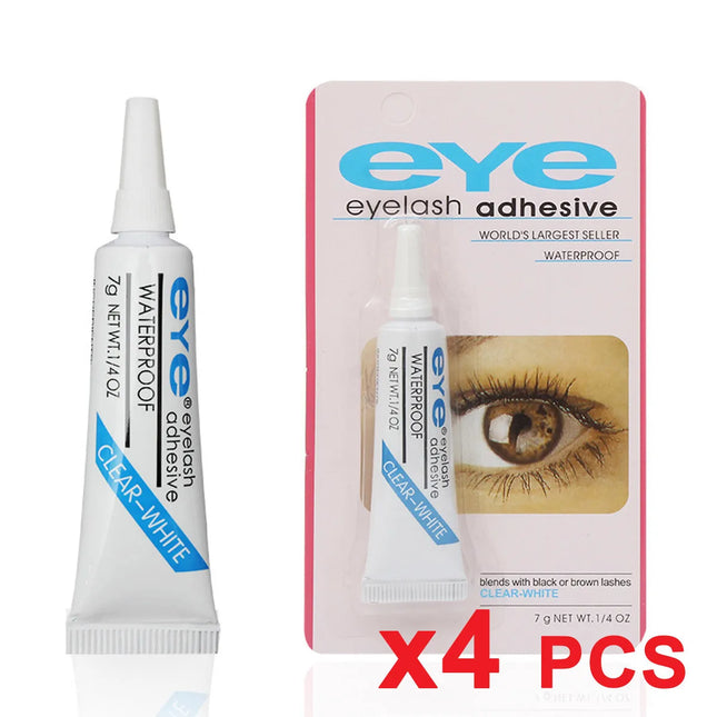 4PCS Eyelashes Glue Waterproof Clear White False Adhesive Eyelash Makeup Au