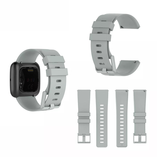 Grey Fitbit Versa 2 Watch Repacement Silicone Sport Fitness Band Strap Wristband Lite