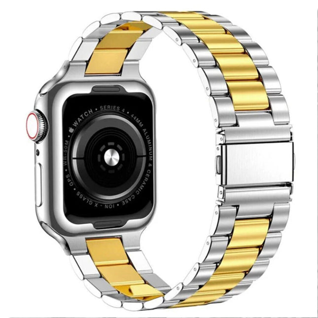 Apple Watch Band Strap iWatch Stainless Steel Series 11 10 9 8 Ultra SE 42 46mm Silver & Gold