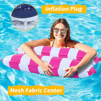 Inflatable Floating Water Hammock Float Pool Lounge Bed Sea Beach Swimming Chair