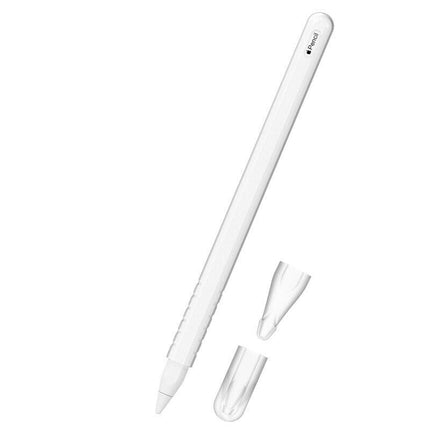 Silicone Rubber Cover Sleeve Grip Case For Apple iPad Pro Pencil 2nd Generation Clear