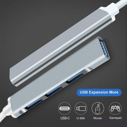4In1 Multi Port Type C USB 3.0 Hub Adapter Cable Type-c For Macbook Ipad Laptop