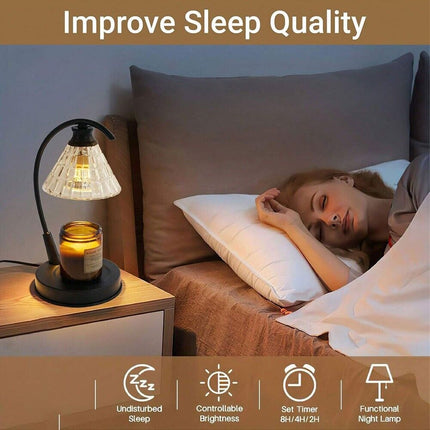 New 2024 Aromatherapy Melting Wax Lamp Dimmable Night Light Table Candle Warmer
