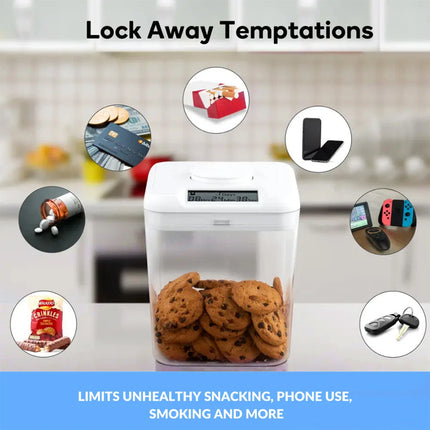 Kitchen Safe Time Locking Container Timed Lock Box for Cell Phones and Snacks