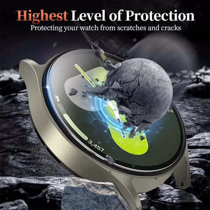 3Pcs For samsung Galaxy Watch 7 6 5 4 44mm Tempered Glass Screen Protector