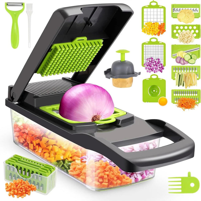 Multi-Function Kitchen Cutter Vegetable Chopper & Slicer Slicing Dicing Chopping