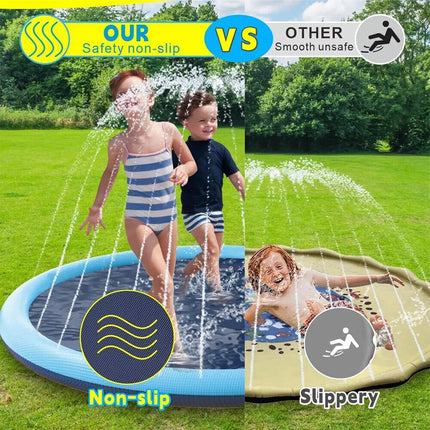 150cm Sprinkler Play Mat Water Toy Dog Pool Beach Splash Pad Centre Spray