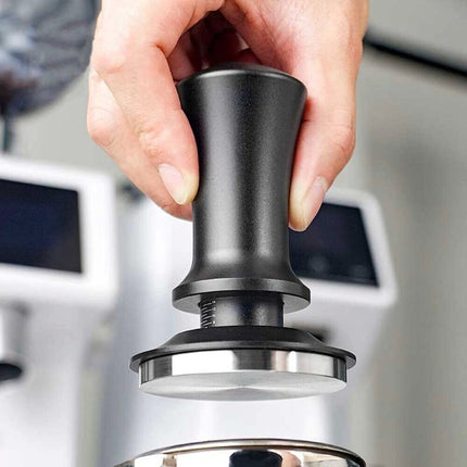Black 58MM Coffee Tamper with Calibrated Spring Loaded Detachable Espresso Tamper