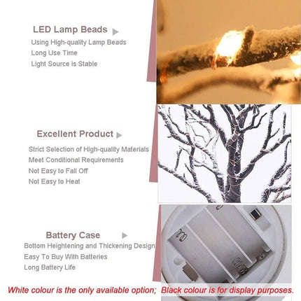 LED Floor Lamp for Home Decoration Party Shining Branch Christmas White Birch