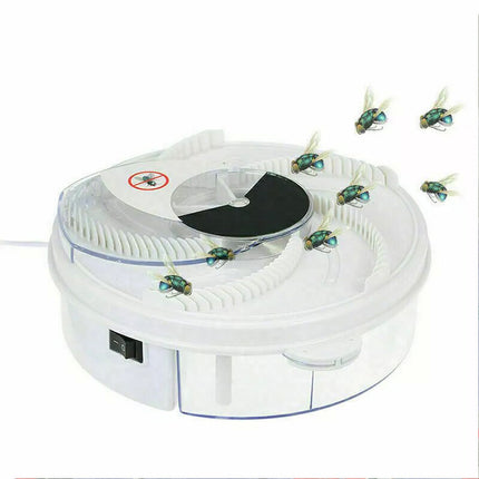 Insect Killer Fly Trap Electric Catcher Bug with Trapping Food White USB Cable