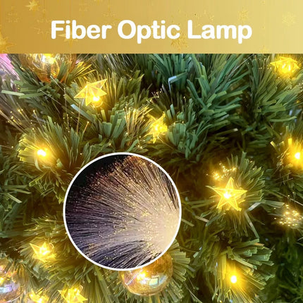 1.8M Christmas Tree Xmas Trees Decorations Green With Fiber Optic LED Lights Au