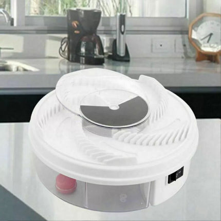 Insect Killer Fly Trap Electric Catcher Bug with Trapping Food White USB Cable